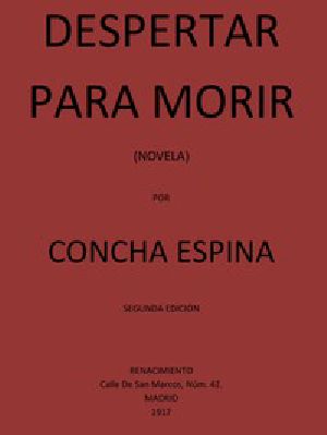 [Gutenberg 48954] • Despertar Para Morir (Novela)